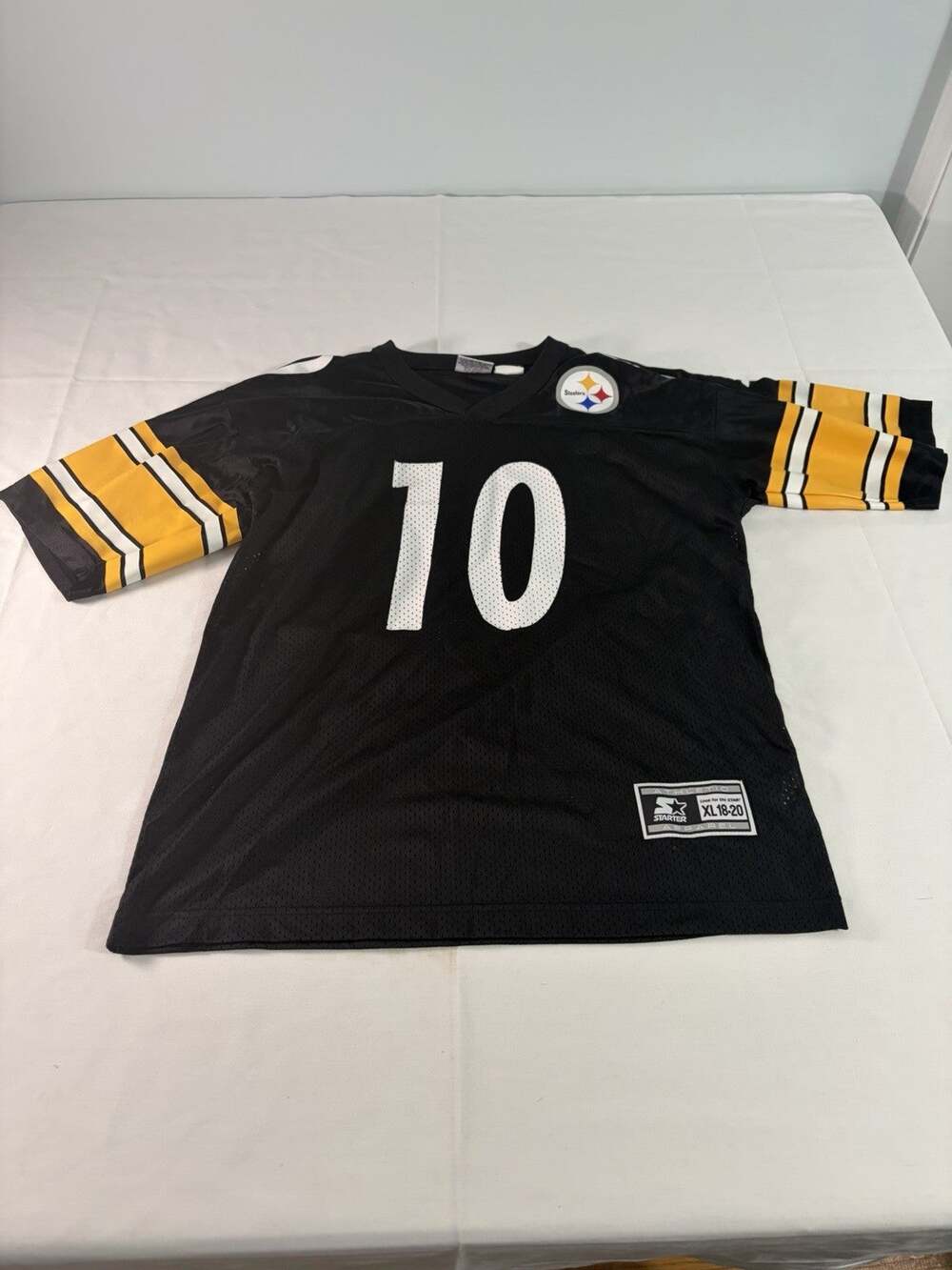 Kordell Stewart 1995 Starter Jersey Pittsburgh Steelers, Vintage, Size XL YOUTH